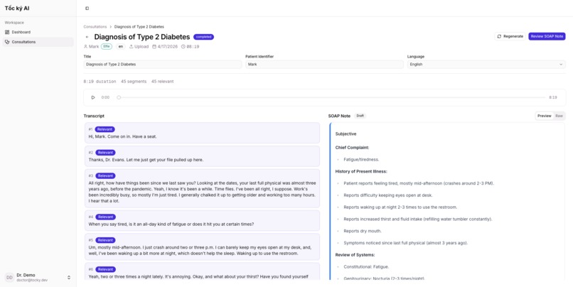 Tốc ký AI – screenshot 2