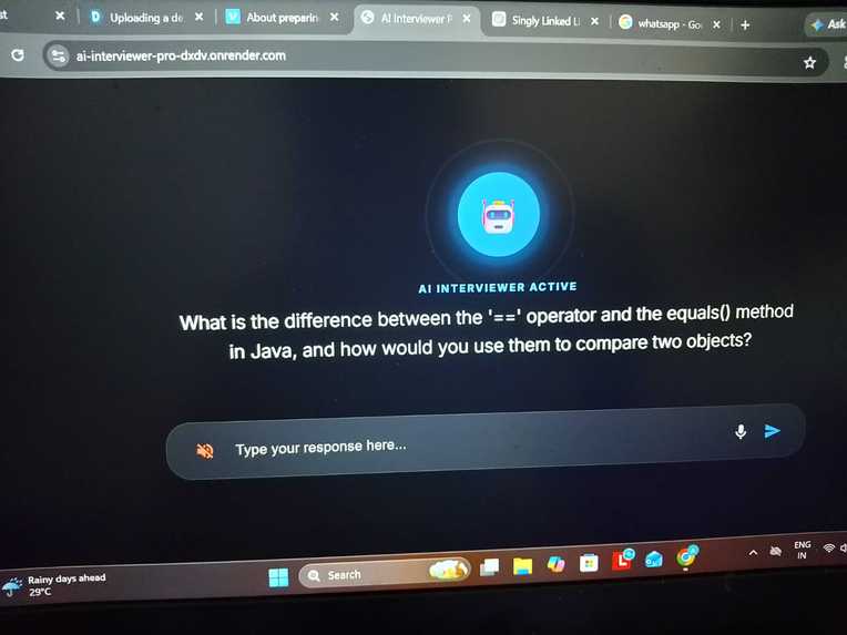 AI Mock Interviewer – screenshot 3