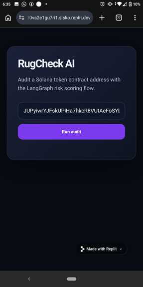 RugCheck AI – screenshot 1