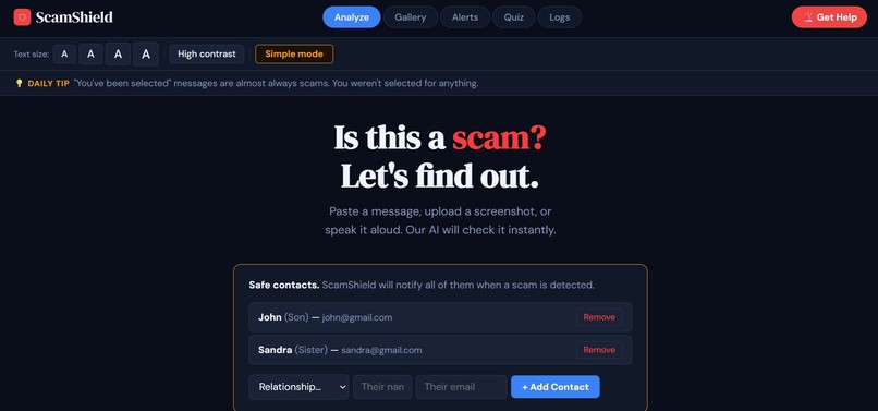 Scamshield – screenshot 1