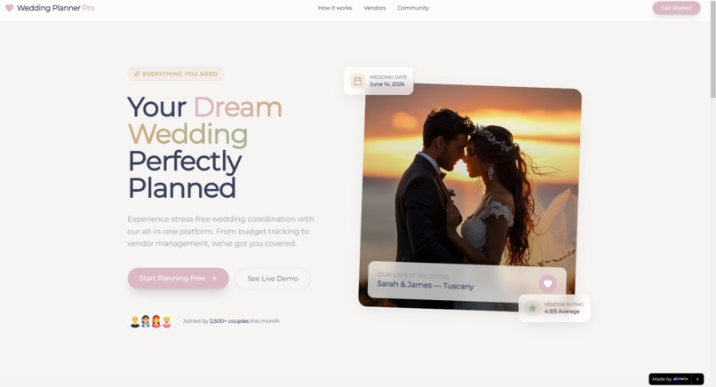 Wedding Planner Pro – screenshot 1