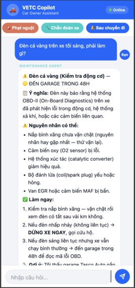 VETC AI Agent Platform – screenshot 5