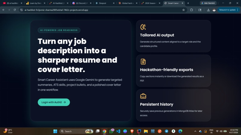 Smart Career Assistant – screenshot 5