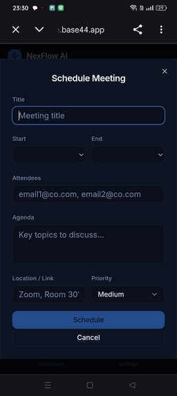 ExecuNext AI – screenshot 2