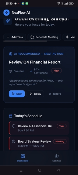 ExecuNext AI – screenshot 4