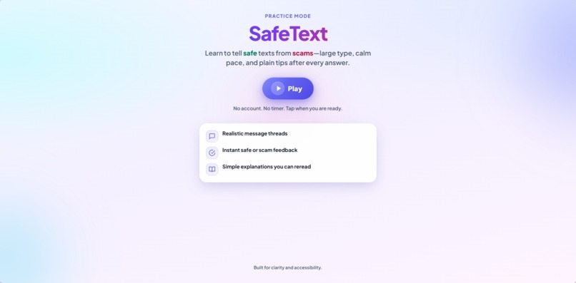 SafeText – screenshot 1
