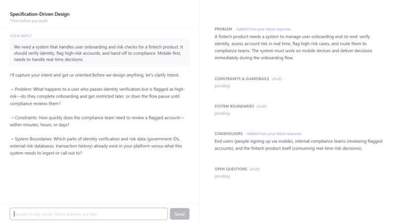SpecFirst – screenshot 2