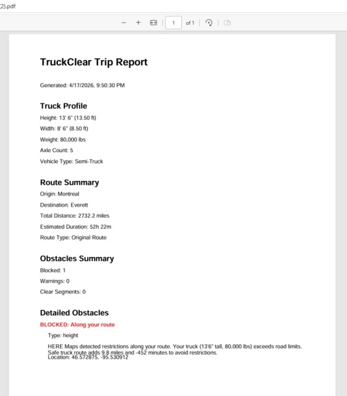 TruckClear – screenshot 1