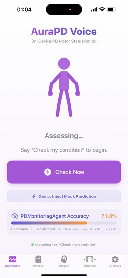 Aura PD-voice – screenshot 1