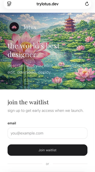 Lotus – screenshot 1