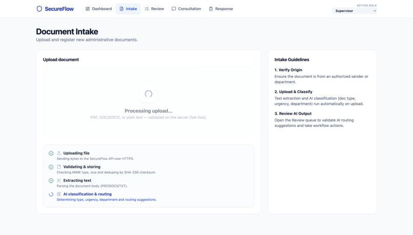 GovDoc SecureFlow – screenshot 3