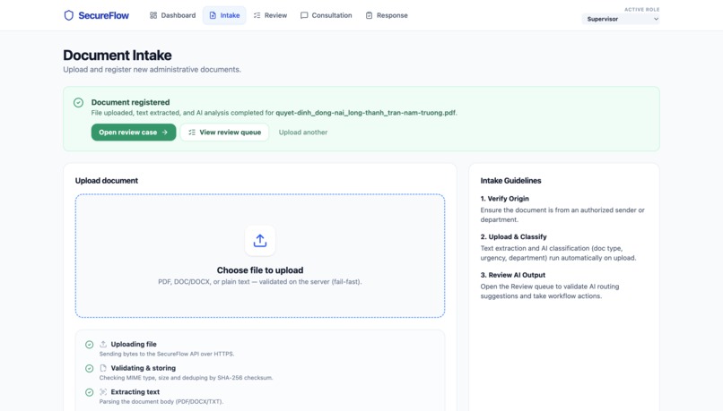 GovDoc SecureFlow – screenshot 4