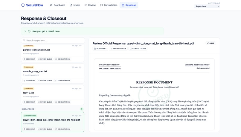 GovDoc SecureFlow – screenshot 10