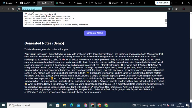 NoteNova AI – screenshot 1