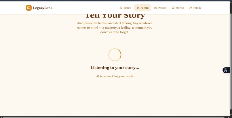 LegacyLens – screenshot 1