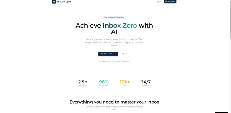 InboxZero Agent – screenshot 1