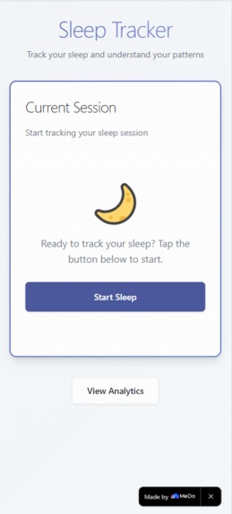 Smart Sleep & Behavior Tracker – screenshot 1