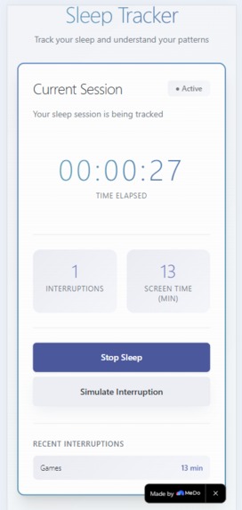 Smart Sleep & Behavior Tracker – screenshot 4