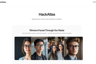 HackAtlas —Mapping the world’s top hackathon builders.