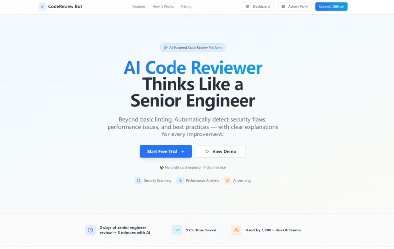 CodeReview Bot – screenshot 1