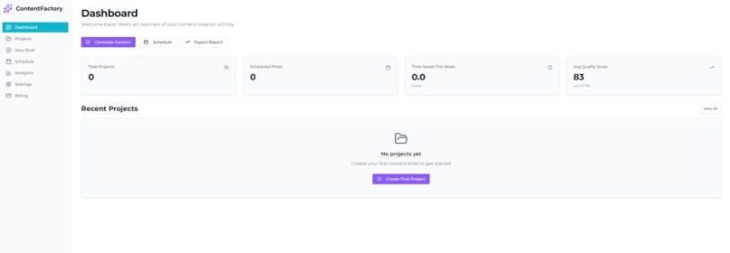ContentFactory – screenshot 1