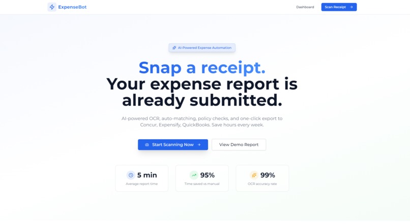 ExpenseBot – screenshot 1