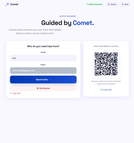 Comet – screenshot 1