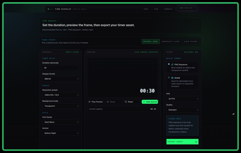 Time Overlay – screenshot 1