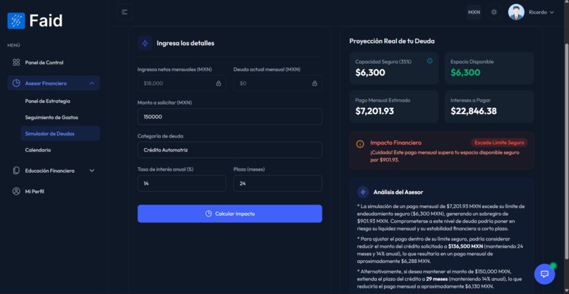 Faid - Asesor Financiero – screenshot 6