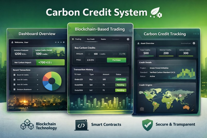 Carbon Credit System – screenshot 1