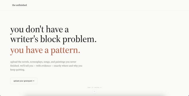 The Unfinished – screenshot 1