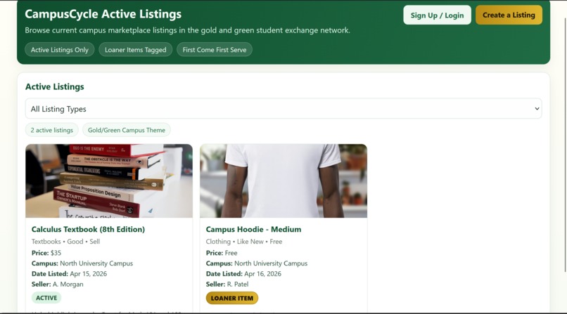 CampusCycle – screenshot 1