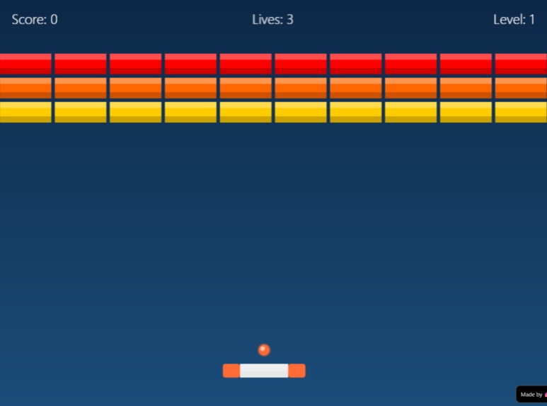 Endless Breakout Game – screenshot 1