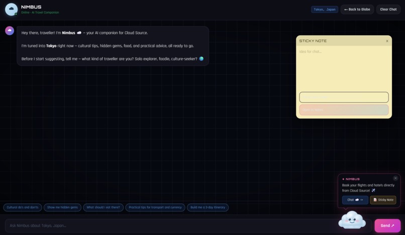 CloudSource AI Travel Planner – screenshot 3
