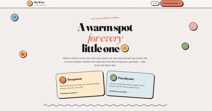 Day4Care – screenshot 1