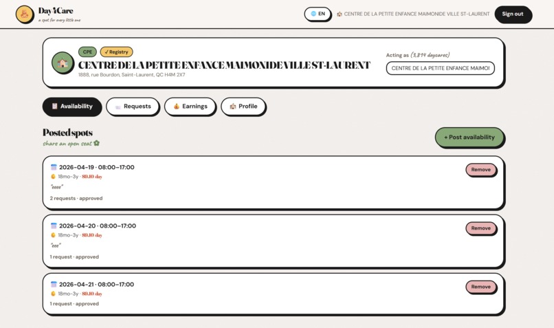 Day4Care – screenshot 7