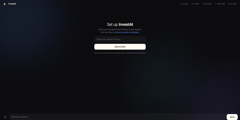 InvestAI – screenshot 2