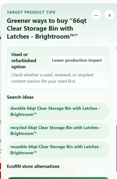 EcoRN – screenshot 2