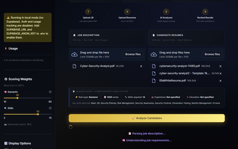 HireFlow AI — Fair & Explainable Hiring Engine – screenshot 15