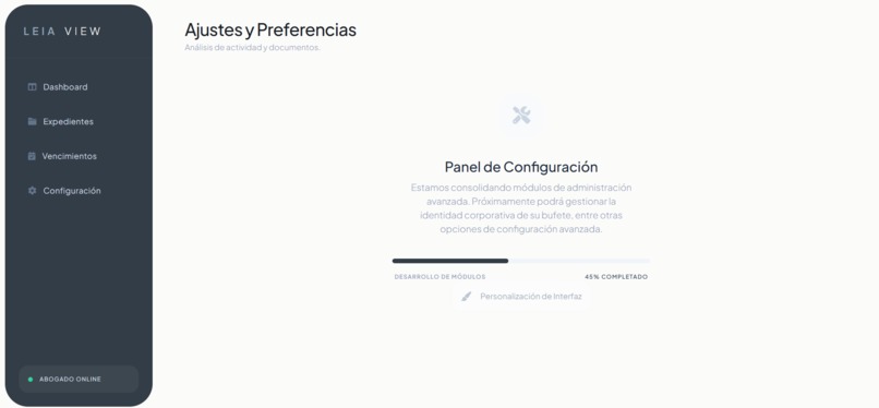 LEIA: Expedientes Legales e Inteligencia Artificial – screenshot 1