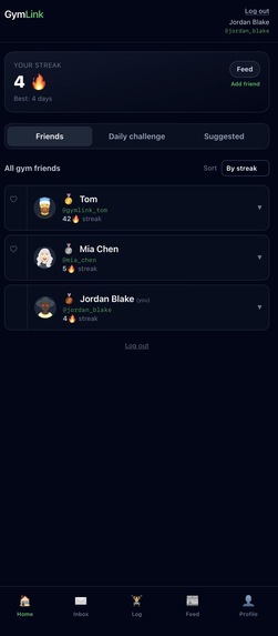 GymLink – screenshot 1