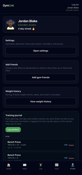GymLink – screenshot 4
