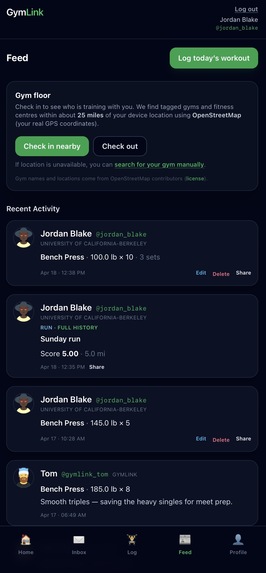 GymLink – screenshot 3