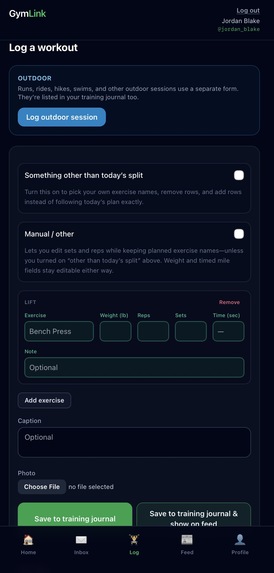 GymLink – screenshot 2