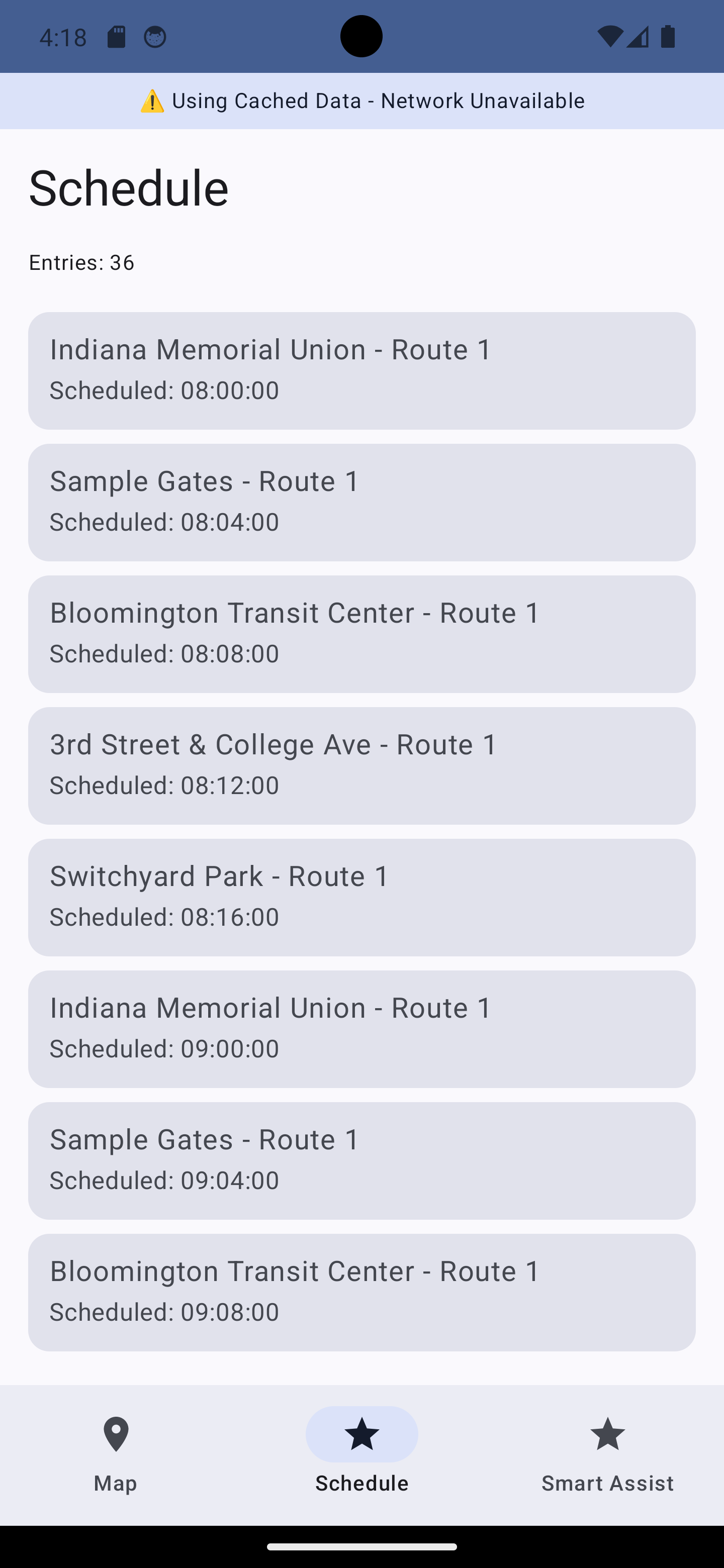 Bloomington Transit smart app | Devpost