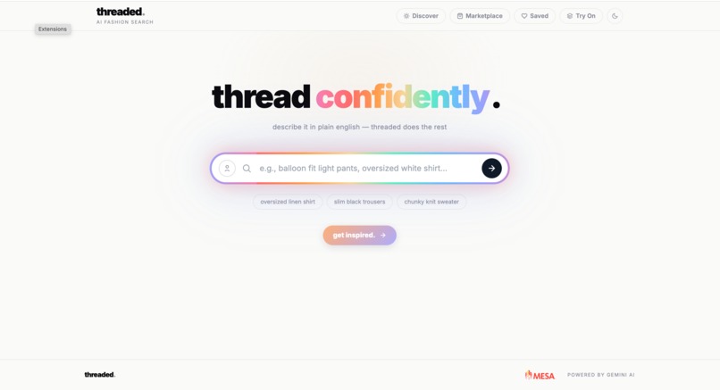 threaded. – screenshot 1