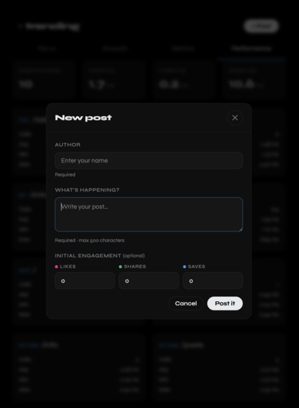 trending engine – screenshot 5