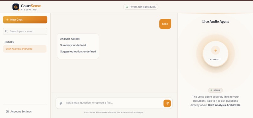 courtsense – screenshot 1