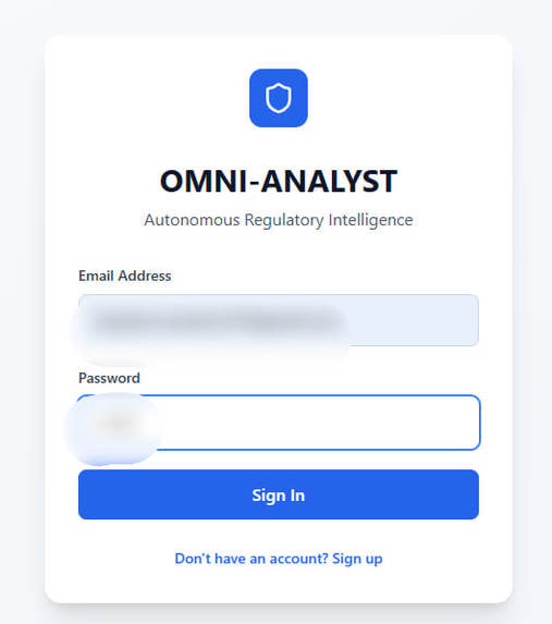 #  OMNY-ANALYST: Autonomous Regulatory Intelligence – screenshot 4