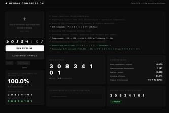 2-Stage Neural Compression Pipeline